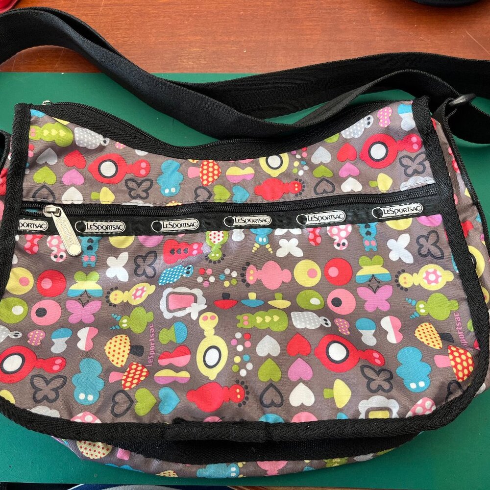 Vintage Le Sportsac Handbag w/Adjustable Strap